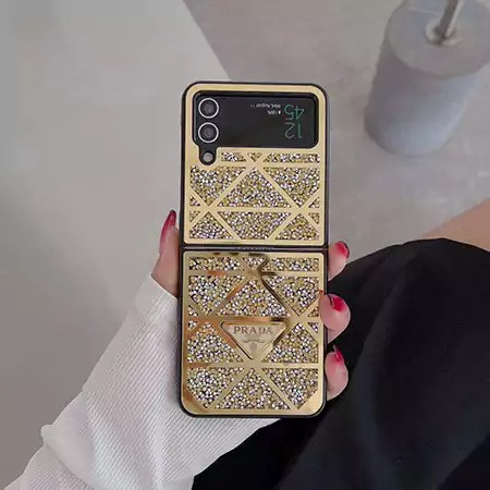 prada ギャラクシー ZFlip3 スマホケース