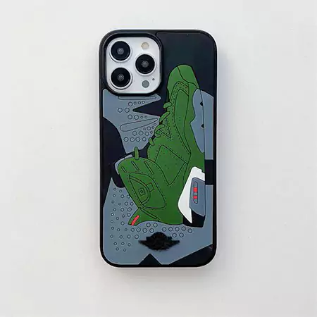 運動風 air jordan iphone16/15/14ケース NIKE ナイキ スマホケース 3D立体パターン 靴柄 高品質 高校生 流行り