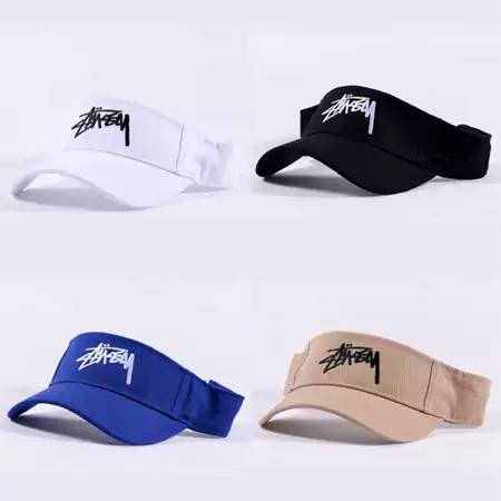 stussy ステューシー サンバイザー キャップ ぼうし 空頂帽 メンズ レディース キャップ CAP 帽子 テニス ゴルフ ランニング ジョギング