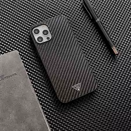 皮製 Google Pixel 9Pro/9ハイブランドケース ブラック プラダ 薄型 メタルロゴ ライチテクスチャ PradaスマホケースブランドロゴSC23091920