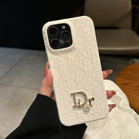 ディオールiphone17ケース 型押しロゴ