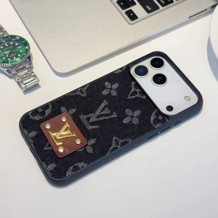 LV iPhone17Proケース デニム