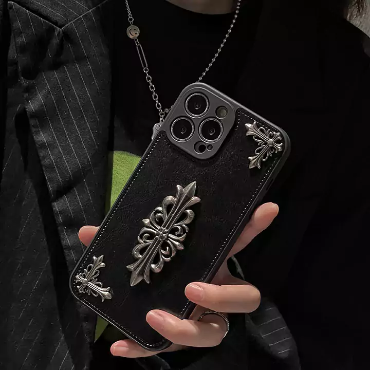 革クロームハーツスマホケースiphone