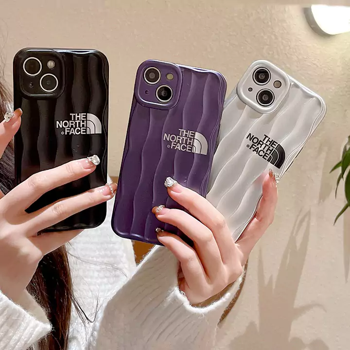 ザ・ノース・フェイス スマホケース アイフォーン16pro シリコン リップル ブランド iphone16携帯ケース スーツケース型 電気メッキ