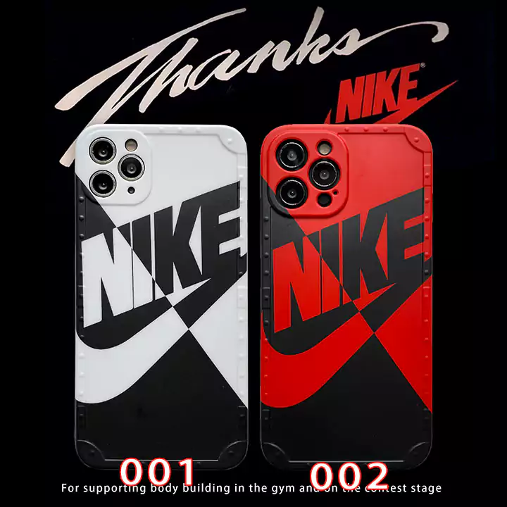 運動風ナイキiphone16/15/14/13ケース ポリエチレン 薄型 白黒 接合する お洒落 ブランド Nikeスマホケースファッション男女兼用送料無料SC21032354