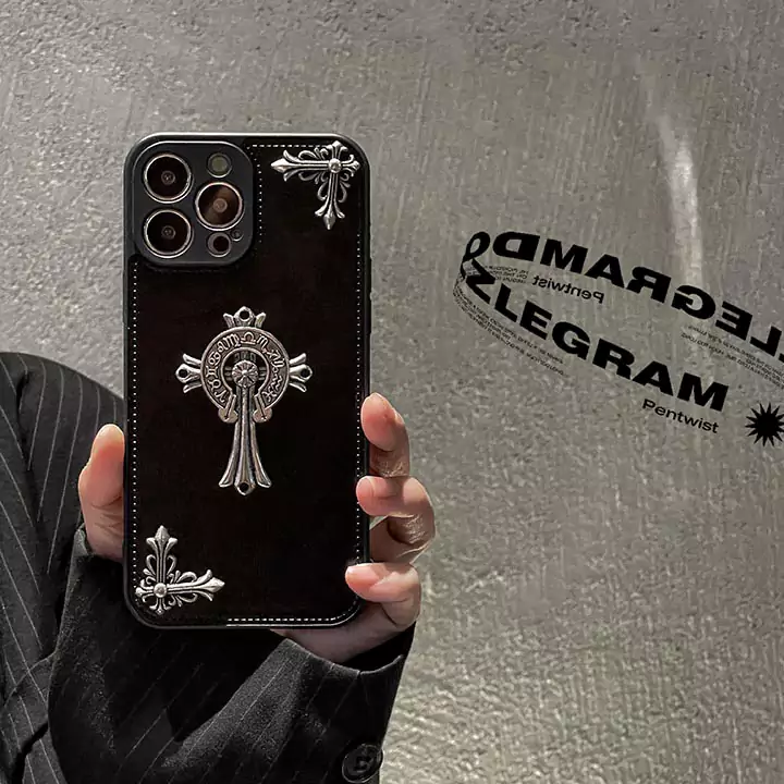 革クロームハーツスマホケースiphone