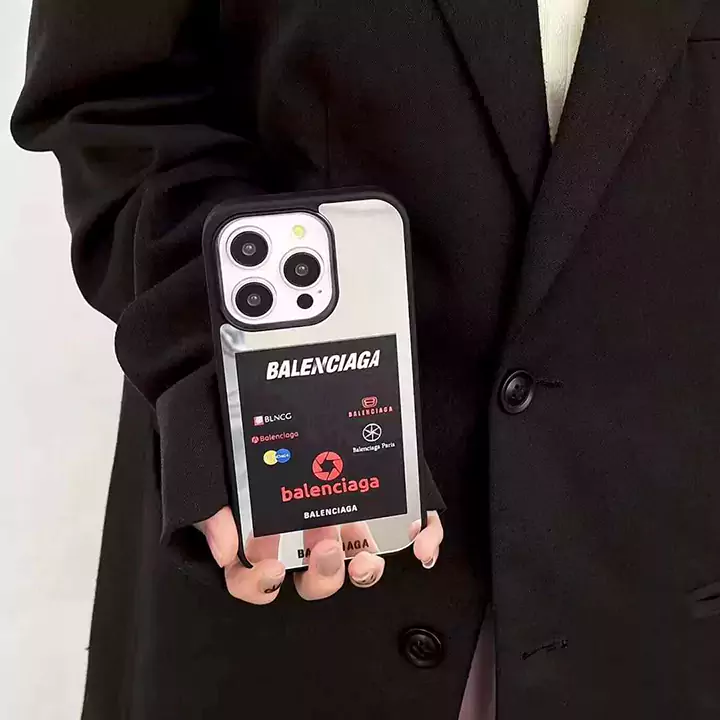 バレンシアガ iphone16plus /16pro 16 pro max 15 ケースシリコンジャケット型 男女兼用 バレンシアガ Balenciaga スマホケースSC24081441