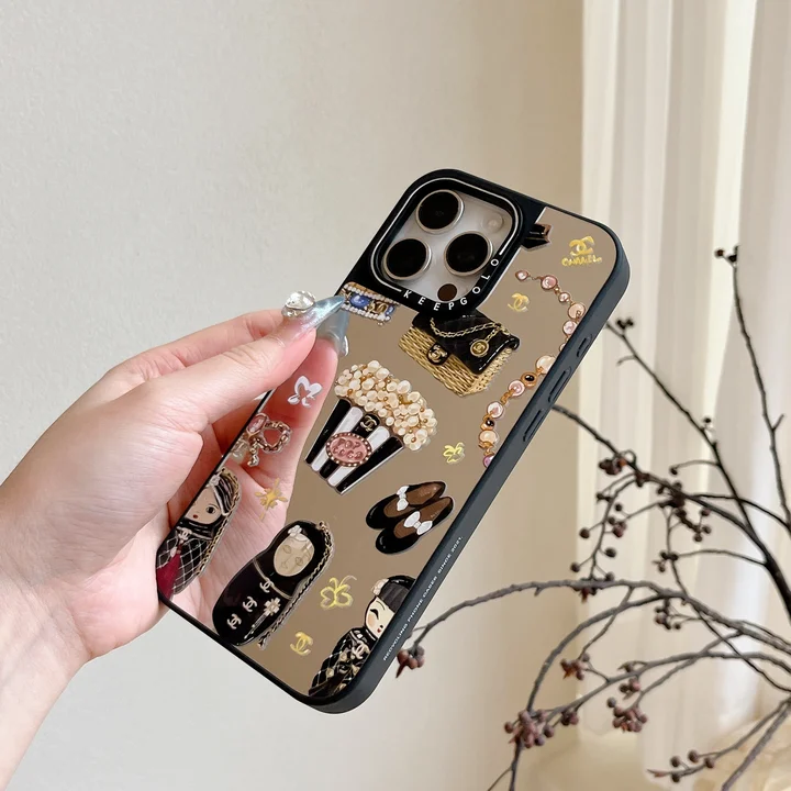 シャネルiphone17 pro maxケース 3D立体パターン